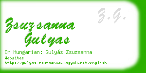 zsuzsanna gulyas business card